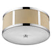 Trend Lighting Butler 2 Light Pendant, Chrome/Cream/Opal Acrylic - TP7599