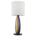 Trend Lighting Elixer Table Lamp, Ebony Lacquer/Lattice Cream Oval - TT6860