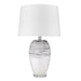 Trend Lighting Trend Home 27" Table Lamp, Nickel/Seasalt Tapered Drum - TT80154