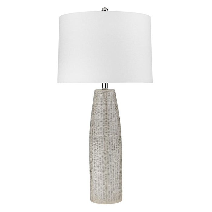 Trend Lighting Trend Home 16" Table Lamp, Nickel/Seasalt Tapered Drum - TT80157