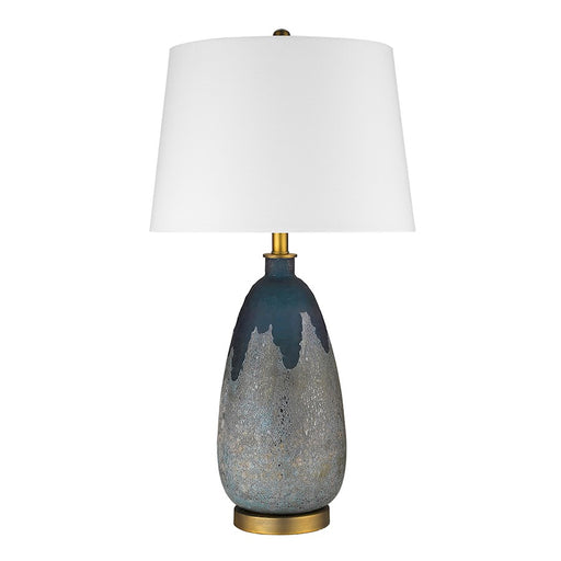 Trend Lighting Trend Home 30.25" Table Lamp, Brass/Cream Tapered Drum - TT80160