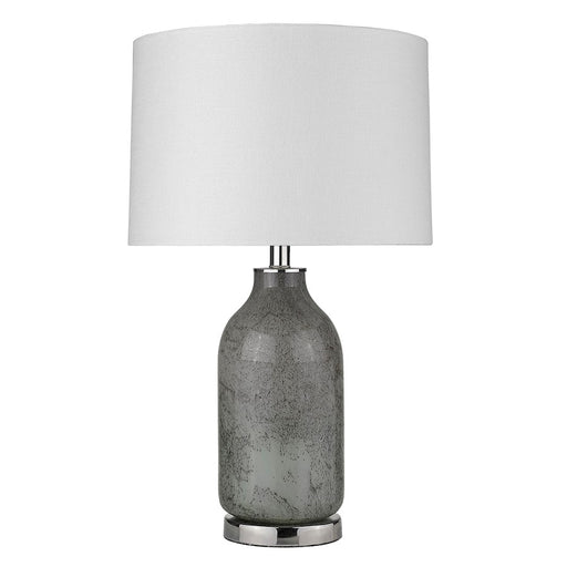 Trend Lighting Trend Home 15" 1 Light Table Lamp, Nickel/Seasalt Drum - TT80163