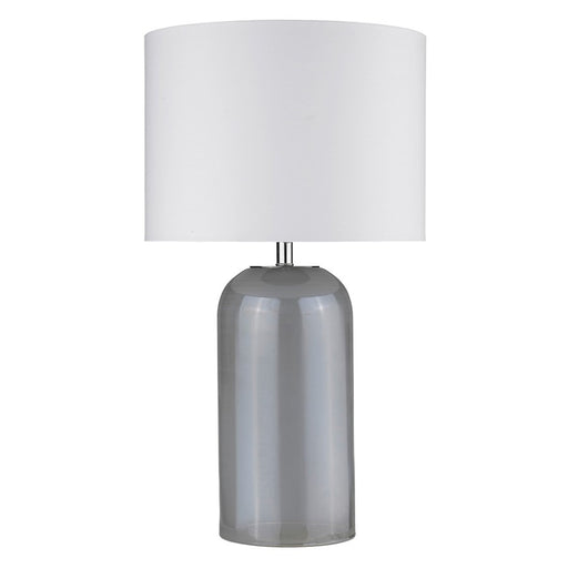 Trend Lighting Trend Home 30" 1 Light Table Lamp, Nickel/Cream Drum - TT80168