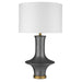Trend Lighting Trend Home 32.25" Table Lamp, Brass/Seasalt Drum - TT80172