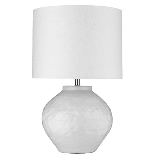 Trend Lighting Trend Home 25.5" Table Lamp, Nickel/Seasalt Drum - TT80174