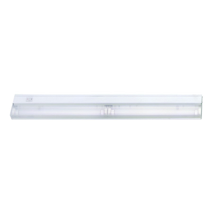 Acclaim Lighting 2 Light 24" Fluorescent Under Cabinets, Gloss White - UC24WH