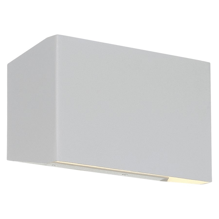 Access Lighting Amora 2 Light Wide Outdoor LED Wall, Satin - 20019LEDDMG-SAT