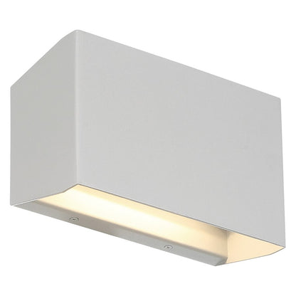 2 Light Wide Outdoor LED Wall Sconce