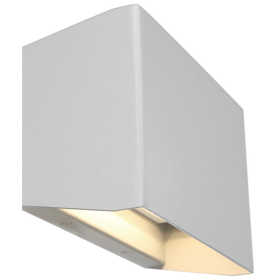 2 Light Wide Outdoor LED Wall Sconce