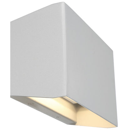 2 Light Wide Outdoor LED Wall Sconce