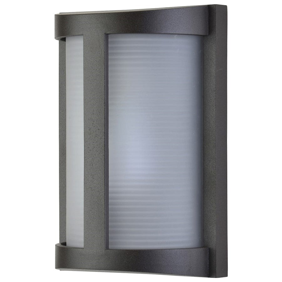 Access Lighting DMG Pier LED Bulkhead, Satin/Rib Frst - 20042LEDSWADMG-SAT-RFR