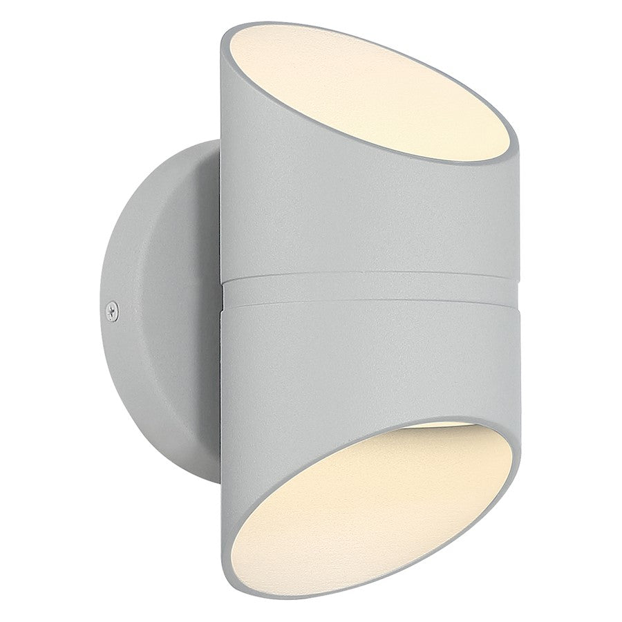 Access Lighting Marino 2 Light Short Outdoor LED Wall, Satin - 20120LEDDMG-SAT