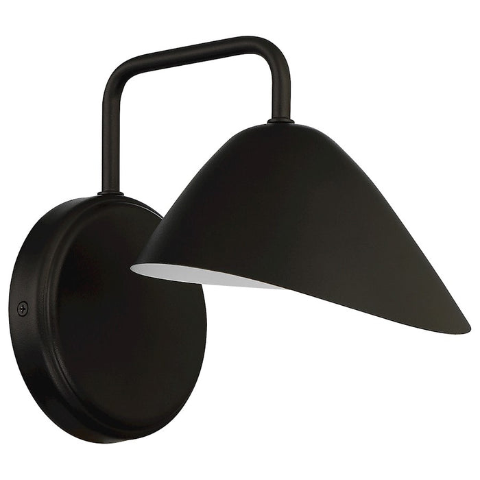 Access Lighting Solano Outdoor LED Wall, Black, Round, Scoop