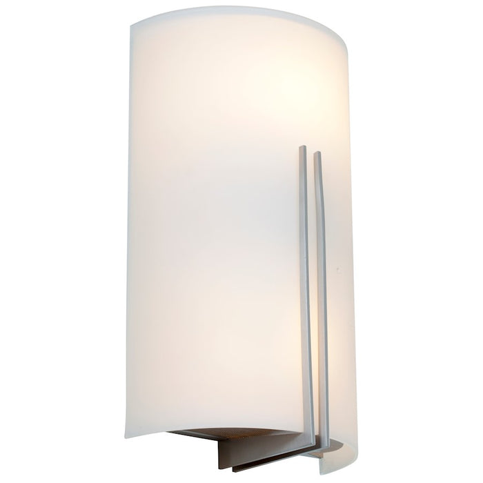 Access Lighting Prong 1 Light Sconce, Brushed Steel