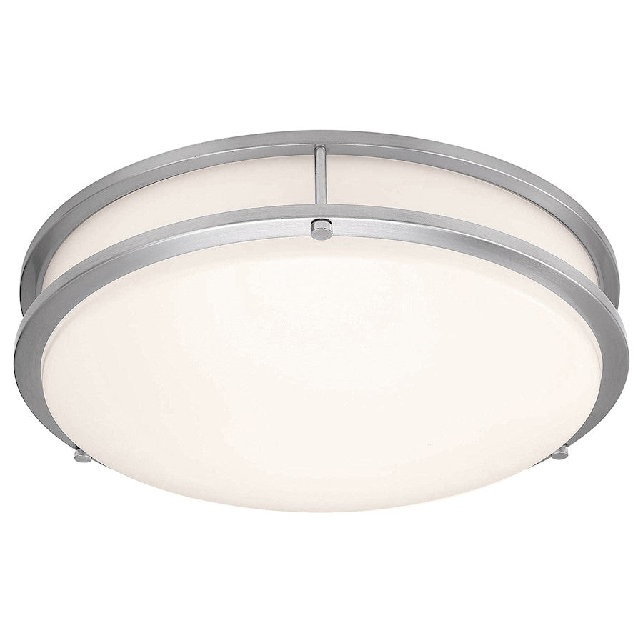 Access Lighting Solero II 1 Light 12" LED Flush, Steel - 20500LEDDCS-BS-ACR