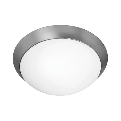 Access Lighting 625 Cobalt Dimmable LED Flush, Steel/Opal - 20625LEDD-BS-OPL