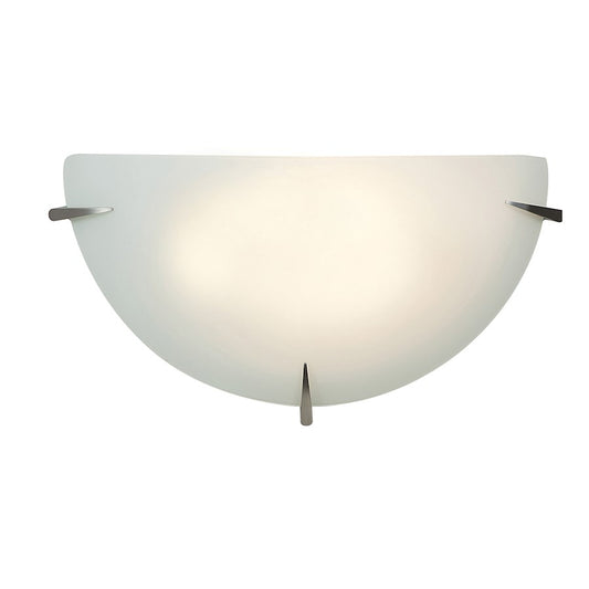 Zenon 1 Light Wall Sconce, Brushed Steel