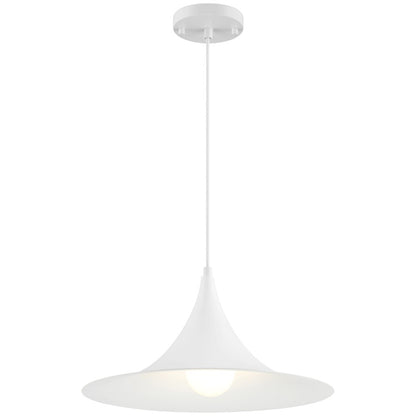 Access Lighting Costa 1 Light 16" LED Pendant, Matte White - 23784LEDDLP-MWH