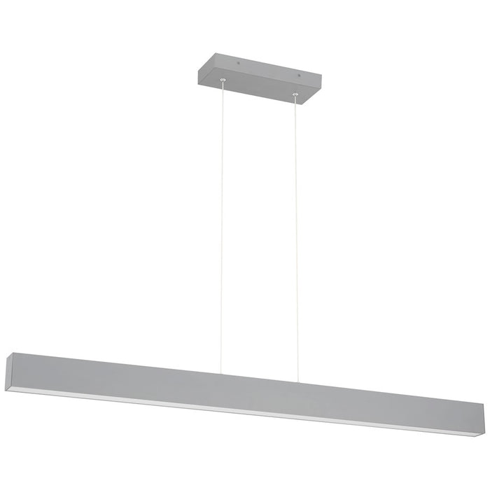Access Lighting Form 1 Light LED Linear Pendant, Gray/Clear - 24900LEDD-GRY-ACR
