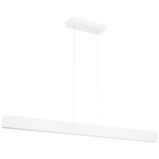 Access Lighting Form 1 Light LED Linear Pendant, White/Clear - 24900LEDD-MWH-ACR