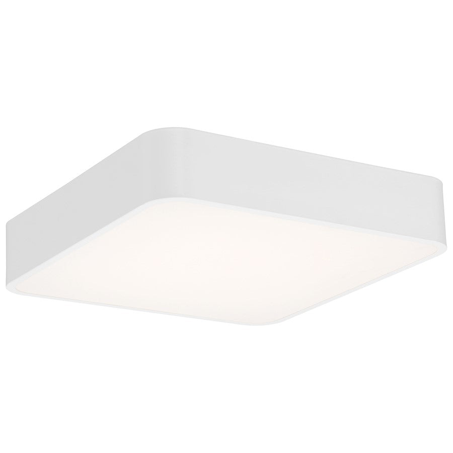 Access Lighting Granada 1 Light LED Flush Mount, White/Clear - 49982LEDD-WH-ACR