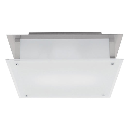 Access Lighting Vision 1 Light Flush Mount, Steel