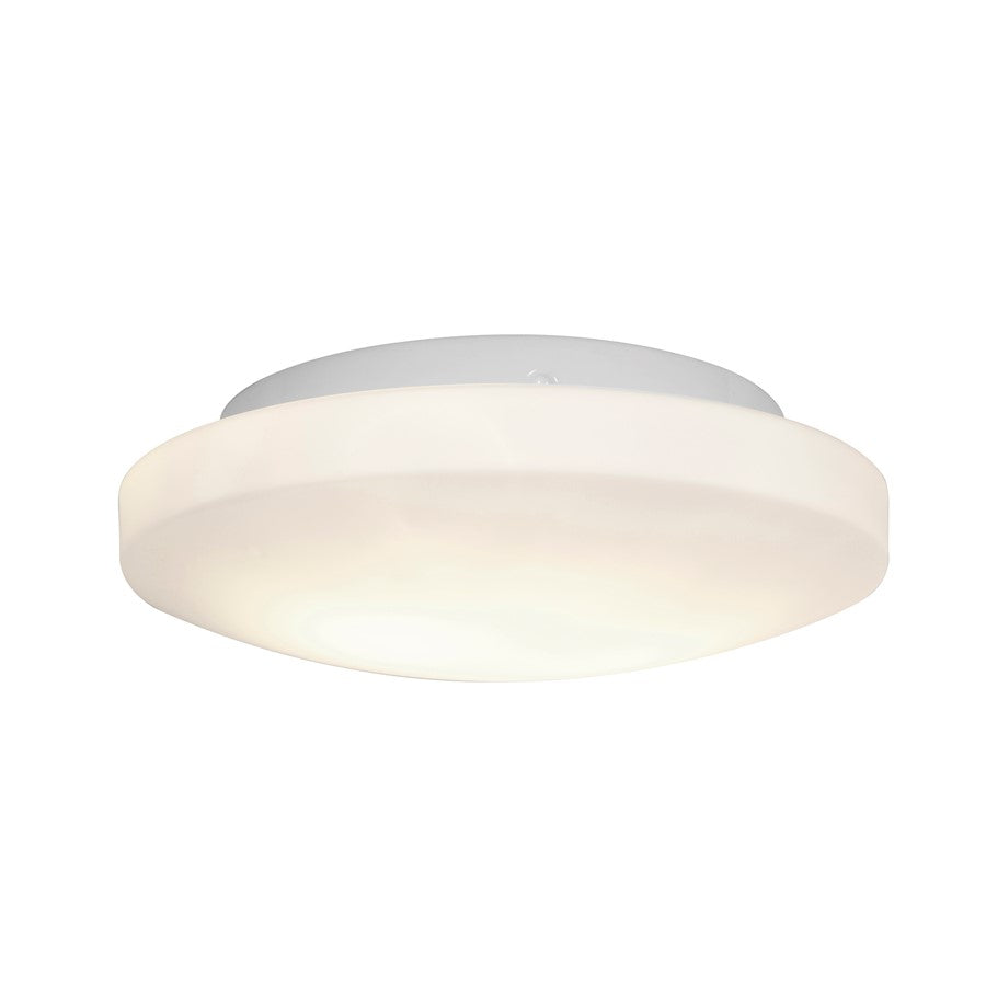 Access Lighting Orion 1 Light 10" Flush Mount, White