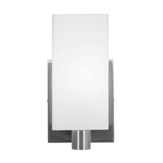 Archi 1 Light Bath/Vanity, Brushed Steel