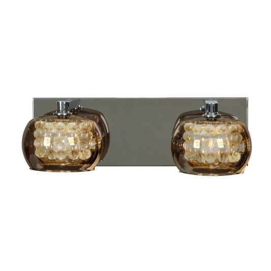 2 Light Bathroom Vanity Light, Chrome