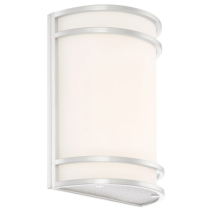 Access Lighting Lola 1 Light Wall Sconce, Brushed Steel/Frosted