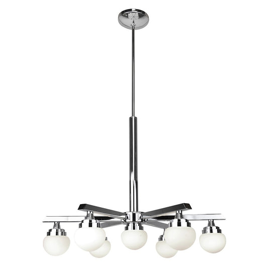 7 Light Chandelier, Chrome