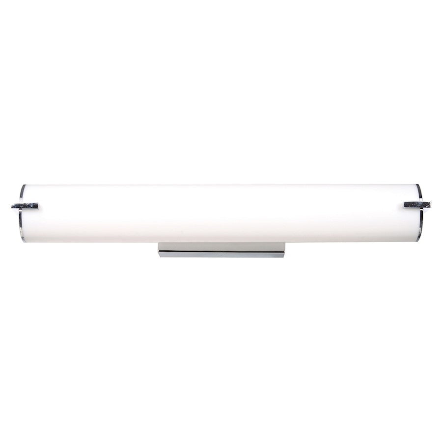 Access Lighting Tubes LED Vanity, Brushed Steel/Acrylic - 62500LEDD-BS-ACR