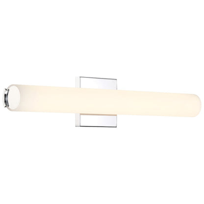 Access Lighting Sense 1 Light 22.75" LED Sconce, Chrome/White - 62526LEDD-CH-OPL