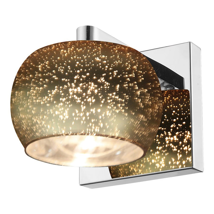 Access Lighting Galaxy 1 Light Bath, Mirror Steel