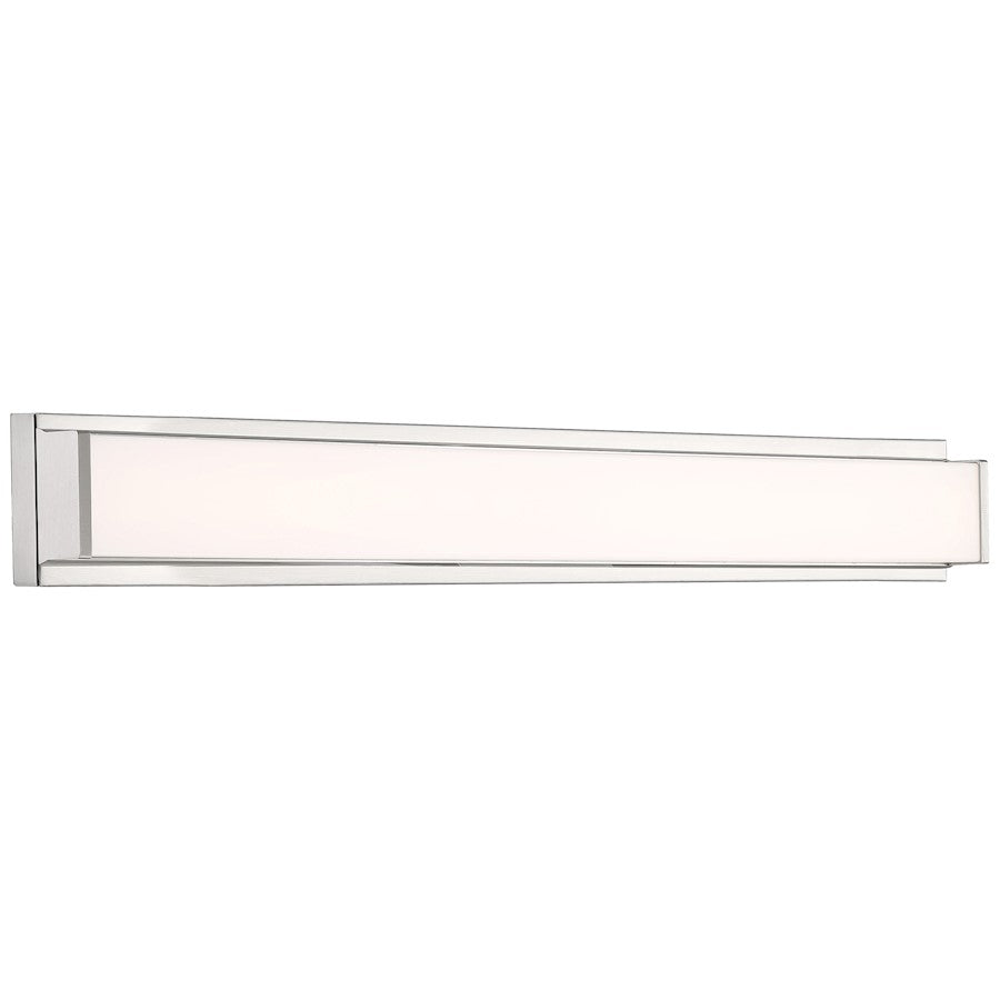 Access Lighting Citi II 1 Light Wall Sconce, Steel/Clear - 62601LEDD-BS-ACR