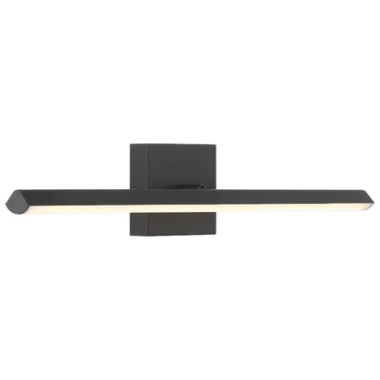 Access Lighting Float 1Lt 18" LED Wall Sconce, Black/White - 62605LEDD-MBL-ACR