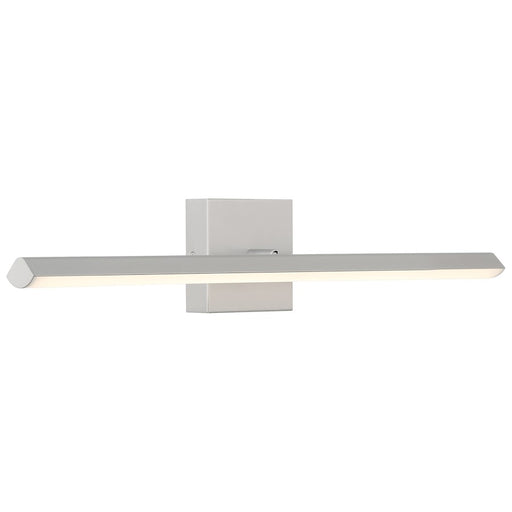 Access Lighting Float 1Lt 18" LED Wall Sconce, Silver/White - 62605LEDD-SILV-ACR