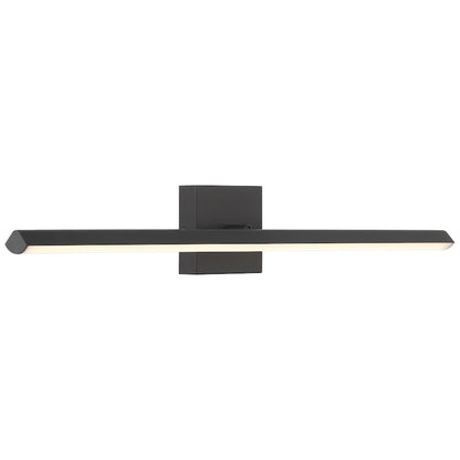 Access Lighting Float 1Lt 24" LED Wall Sconce, Black/White - 62606LEDD-MBL-ACR