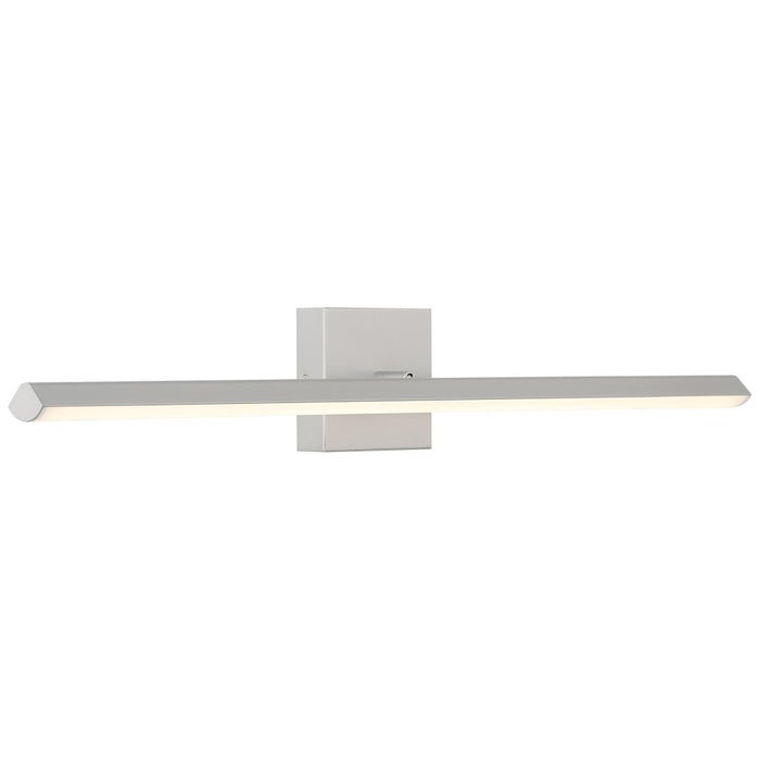 Access Lighting Float 1Lt 24" LED Wall Sconce, Silver/White - 62606LEDD-SILV-ACR