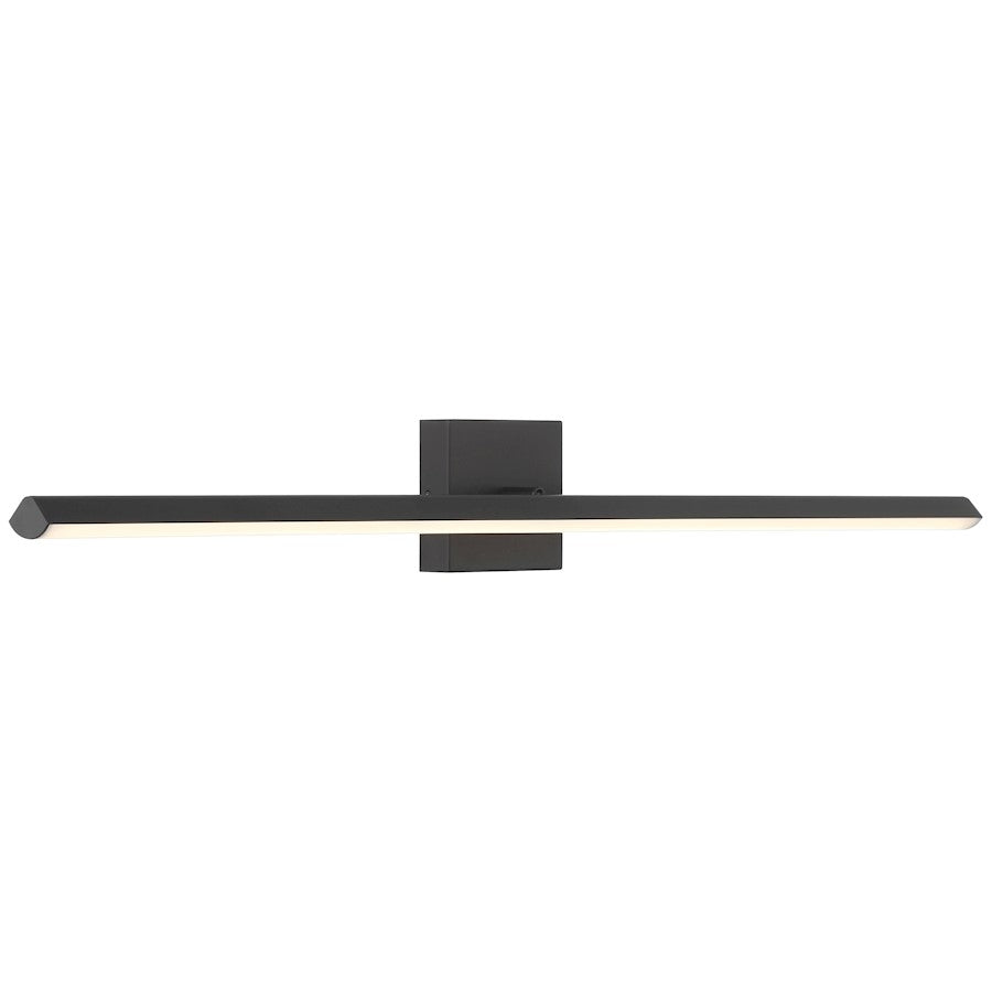 Access Lighting Float 1Lt 36" LED Wall Sconce, Black/White - 62607LEDD-MBL-ACR