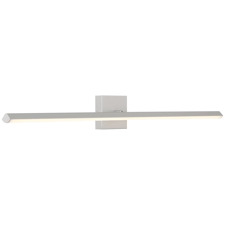 Access Lighting Float 1Lt 36" LED Wall Sconce, Silver/White - 62607LEDD-SILV-ACR