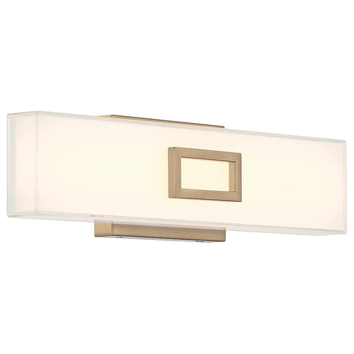 Access Lighting Restore 1 Light 18" LED Sconce, Brass/White - 62611LEDD-ABB-OPL