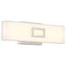 Access Lighting Restore 1 Light 18" LED Sconce, Steel/White - 62611LEDD-BS-OPL