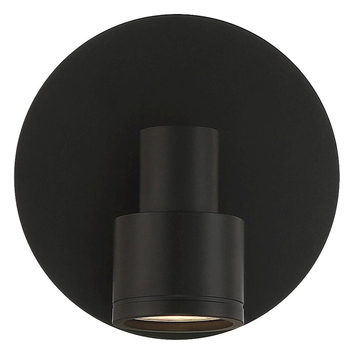 Access Lighting Lincoln 1 Light LED Flush Mount, Black/Black