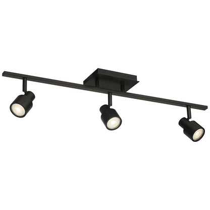 Access Lighting Lincoln Adj LED Track, Black/Black