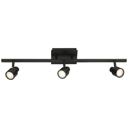 Access Lighting Lincoln Adj LED Track, Black/Black