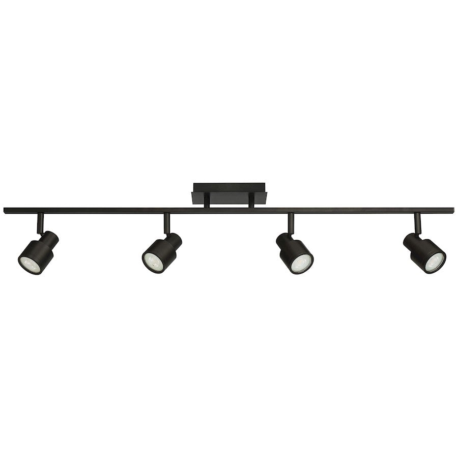 Access Lighting Lincoln Adj LED Track, Black/Black