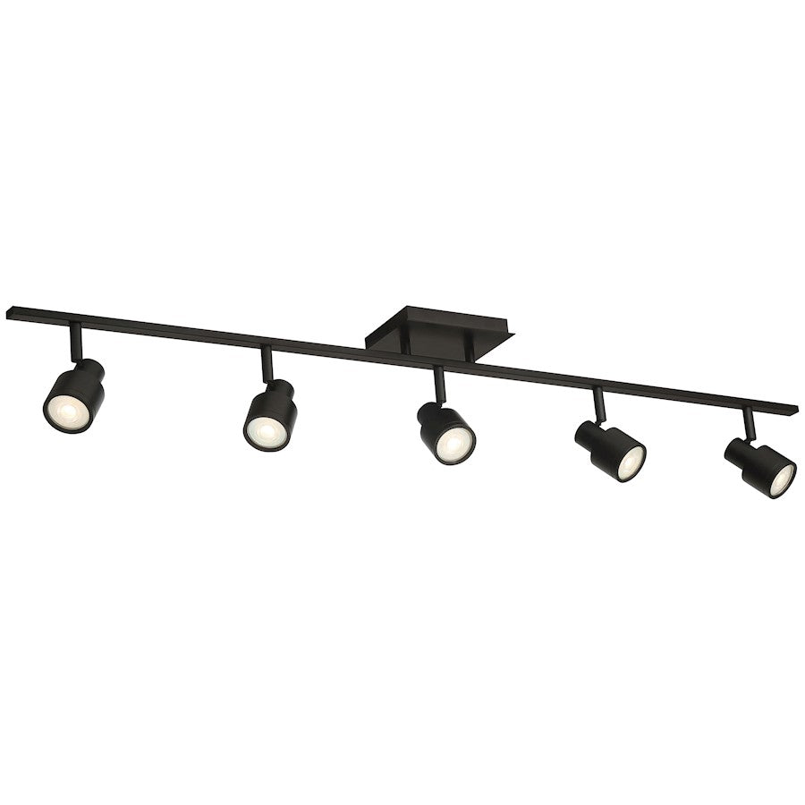 Access Lighting Lincoln Adj LED Track, Black/Black