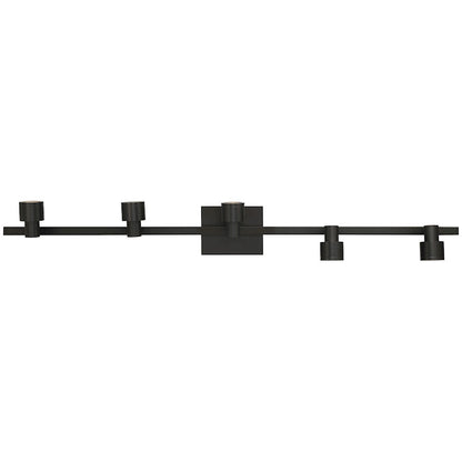 Access Lighting Lincoln Adj LED Track, Black/Black