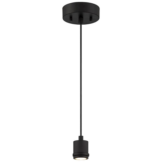 Access Lighting Port Nine Stark 1Lt LED Pendant, BK/Frosted - 63139LEDD-MBL